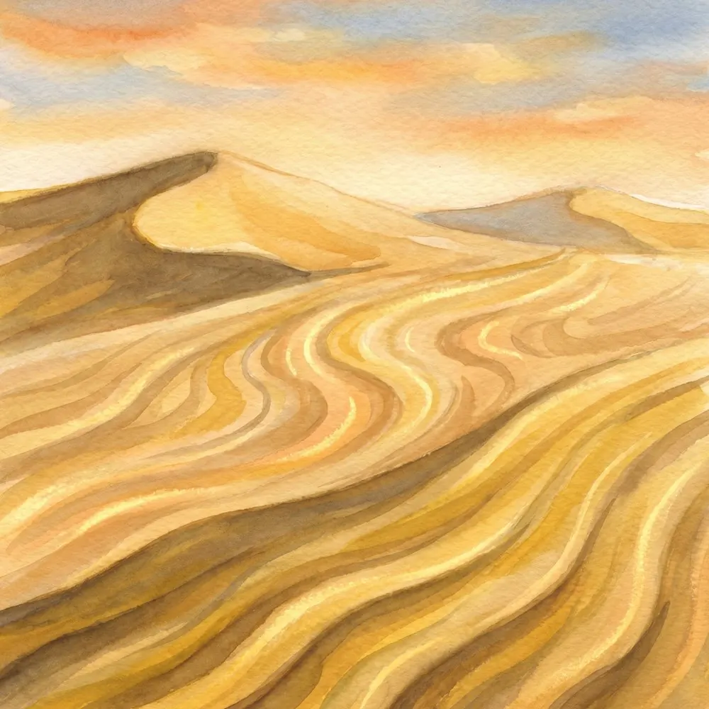 Singing Dunes, illustration from the Equandia bestiary