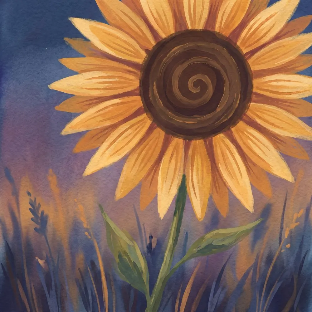 Compass Flower, illustration from the Equandia bestiary