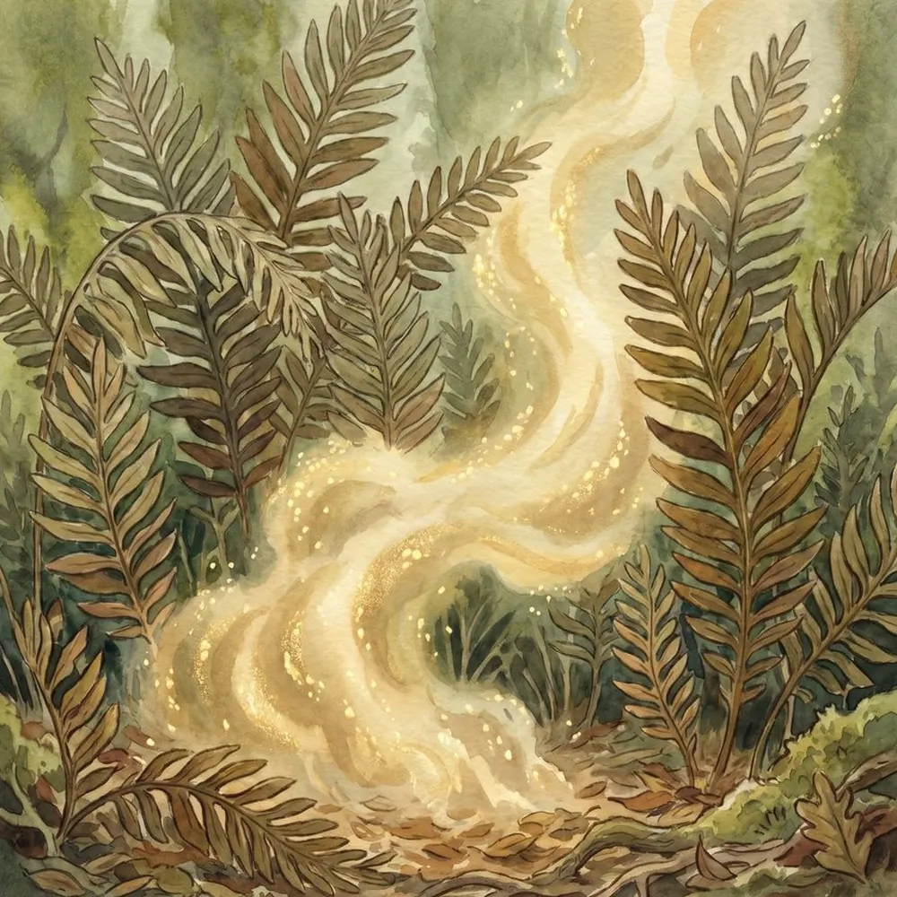 Ancient Ferns, illustration from the Equandia bestiary
