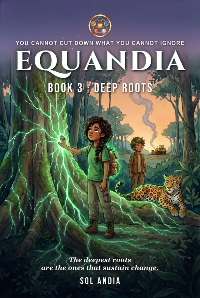Book 3 cover: Deep Roots