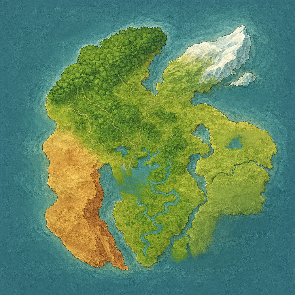 Mapa vivo de Equandia