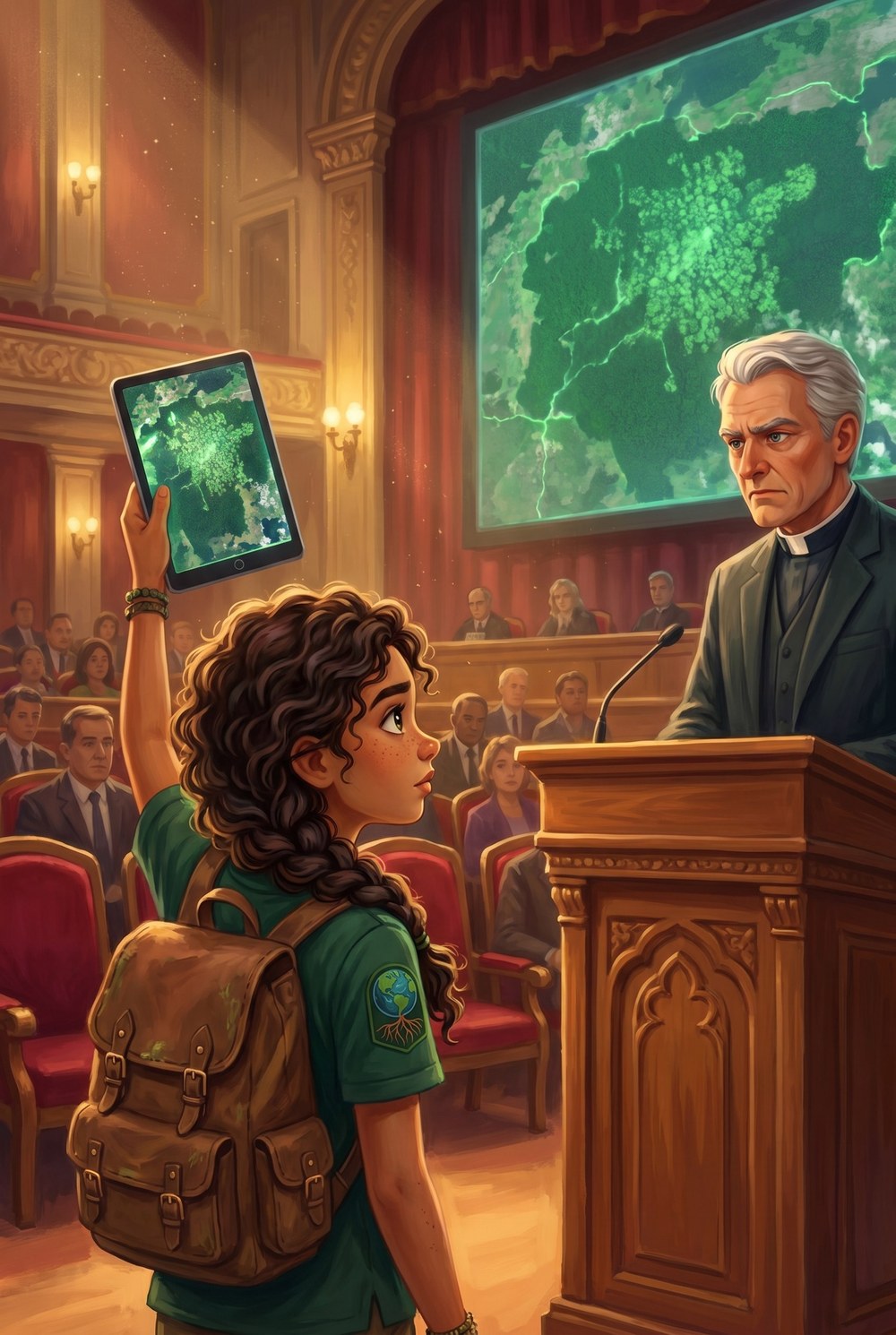 Ilustración del Capítulo 1 de Equandia 3: Raíces Profundas