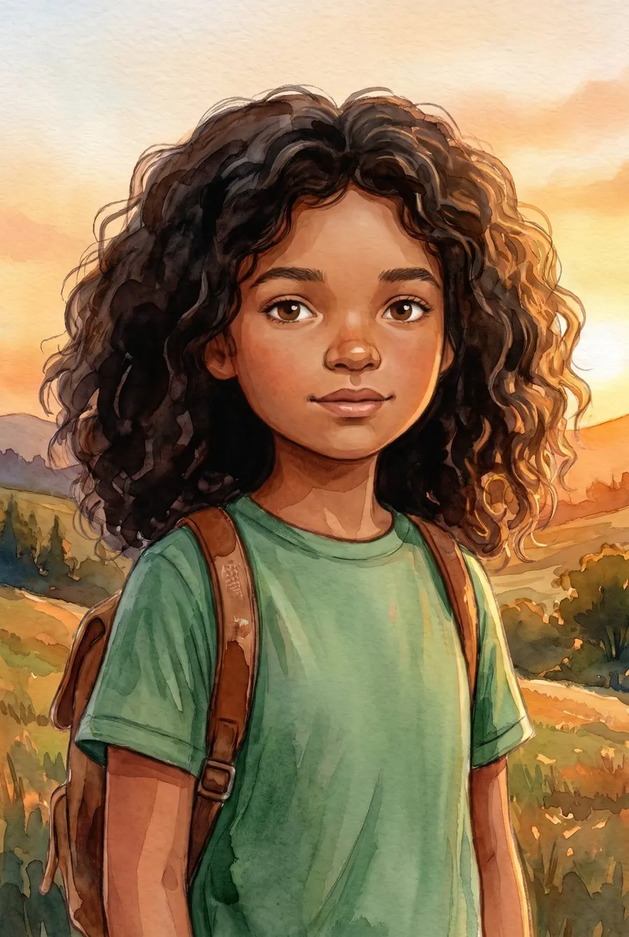 Luna Solari, the main character of Equandia
