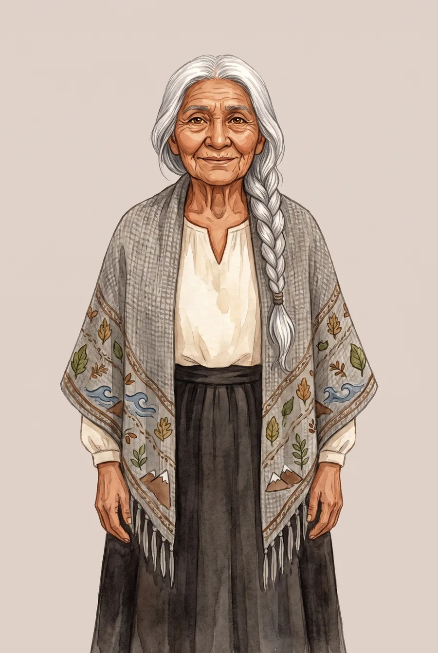 Grandma Rosa Mendoza, portrait